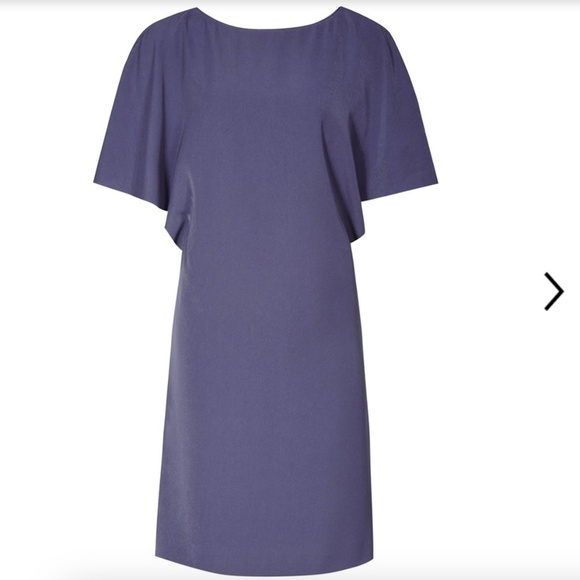 REISS Lucana Cape fluid dress, 6,  DH110 - Picture 2 of 7